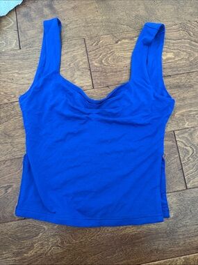 Amazon Royal Blue Scoop Neck Tank Top